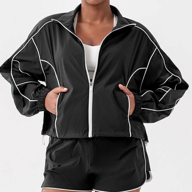 New Quick-Dry Tennis Jacket for Women, Running Long Sleeve T-Shirt, Sports Top, Outdoor Badminton Slimming Fitness Clothing aa