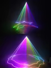 500mW Single-Head Full-Color Line Pattern Laser Light Disco Sound-Controlled Nightclub Colorful Beam Stage Lighting Equipment