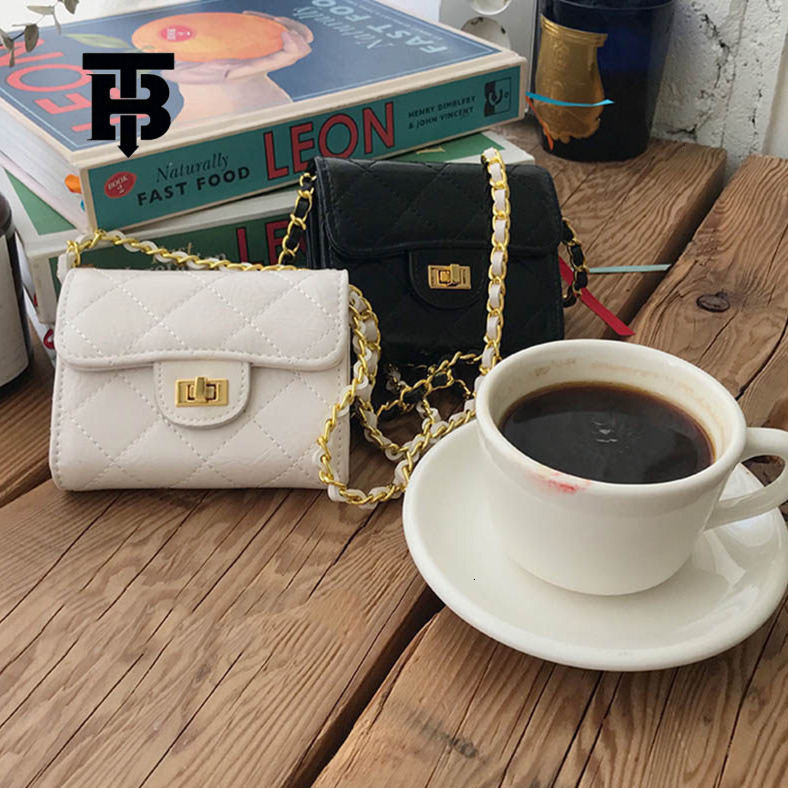 TB BHULAMTE Designer Lock Buckle Diamond Grid Casual Shoulder Bag Luxurious Fashion Chanel Style Mini Handbag Chain Crossbody Phone Bag