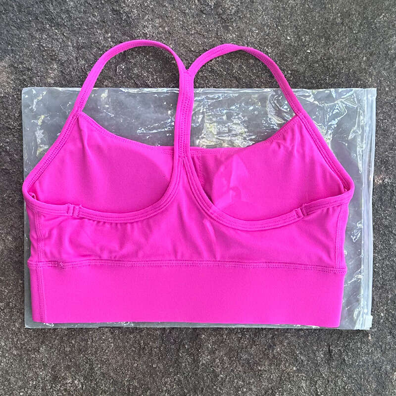 Designer Naked Feel Double-Sided Brushed Pure Color Sports Bra Yoga Top Fitness Underwear c1