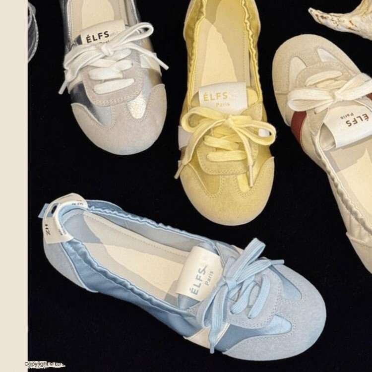 2025 New Casual Ballet Flats Summer Sneakers White Little Chanel Style Minmin German Training Shoes for Women