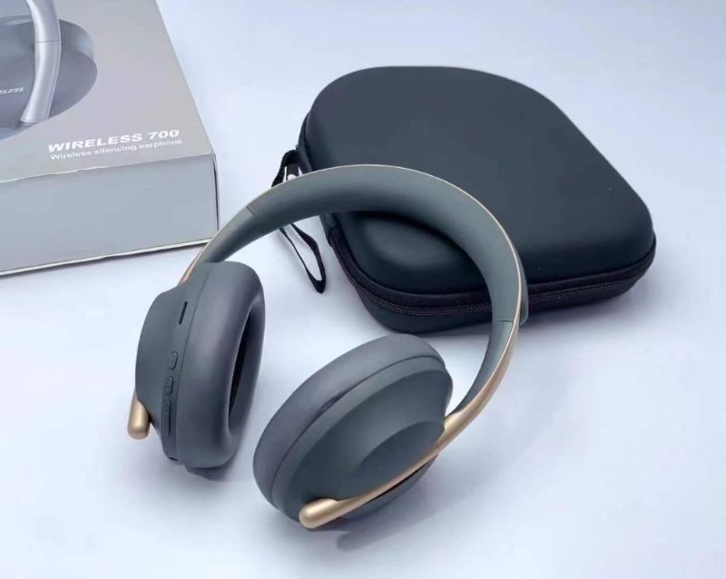 The new NC 700 wireless Bluetooth headphones are portable and come with a leather case. They are suitable for sports and business use and feature deep bass.