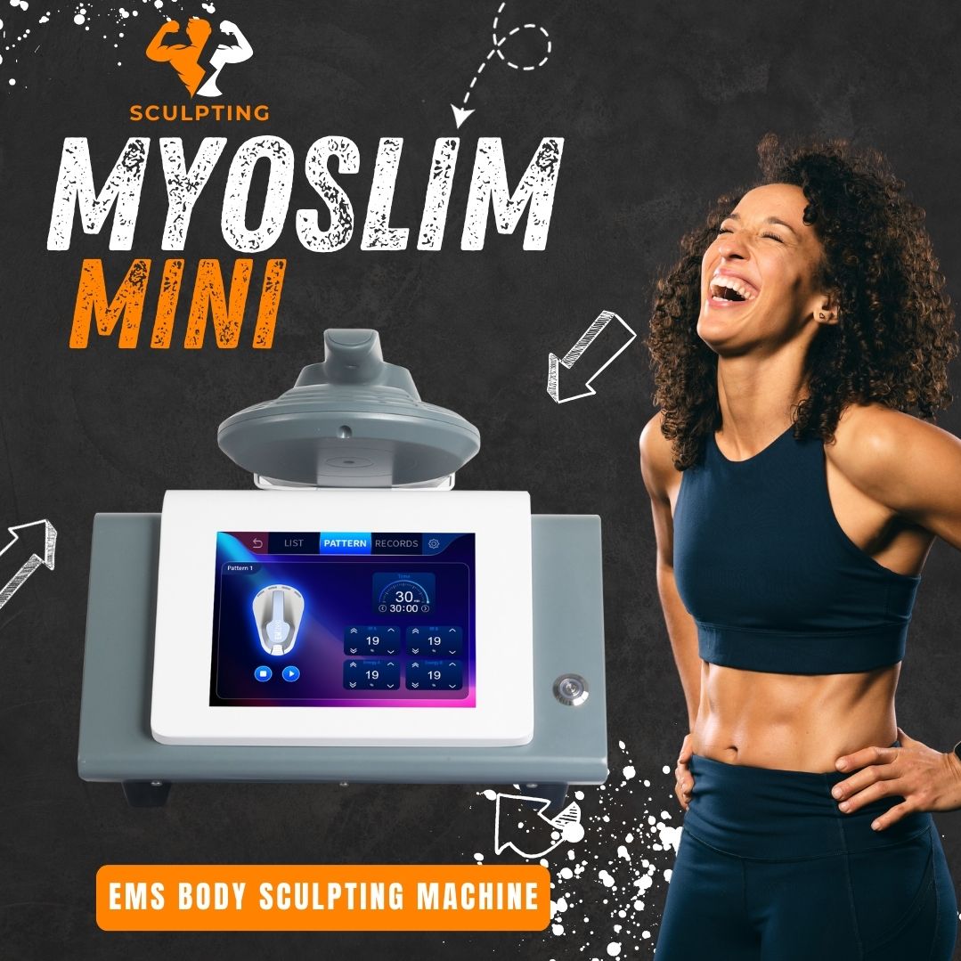 Fat Burning Machine EMS Myoslim Portable Slimming Device For Women Lose Belly Fat Tone Buttocks Tighten Skin Improve Body Shape Fitness Muscle Stimula