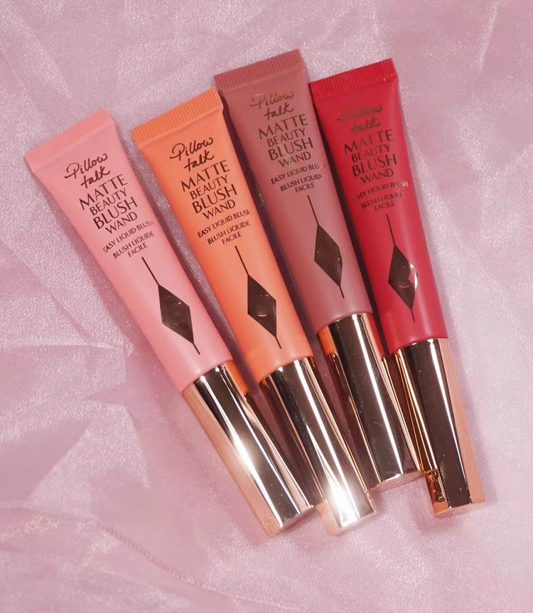 4 Color PILLOW TALK Liquid Powder Blusher Air Cushion Pen 12ml Long-lasting Easy to Wear High Quality