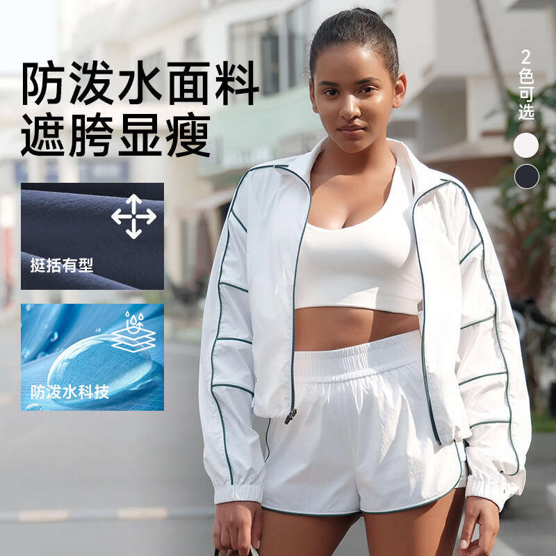 New Quick-Dry Tennis Jacket for Women, Running Long Sleeve T-Shirt, Sports Top, Outdoor Badminton Slimming Fitness Clothing aa