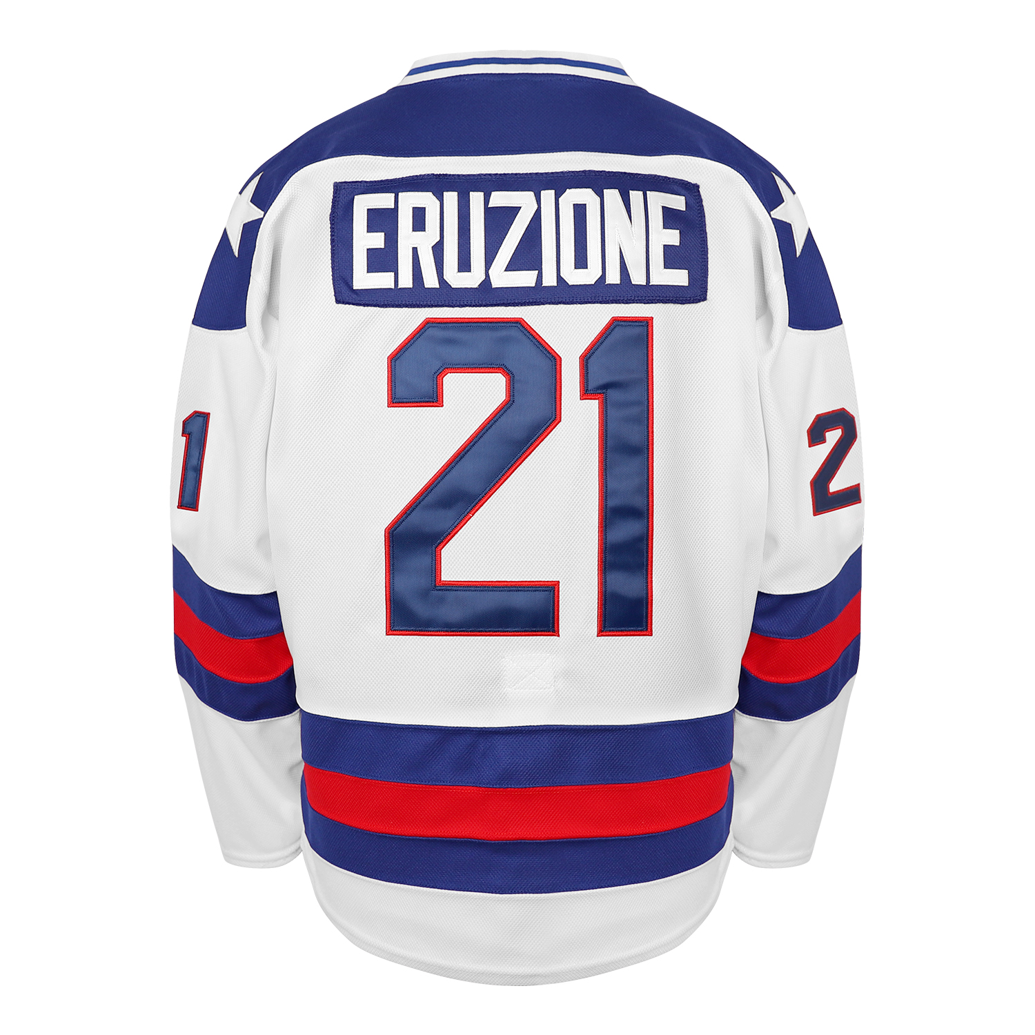 In Stock Men's 1980 USA Hockey Jersey 96 CONWAY 21 Eruzione 30 Craig 17 Ocallahan Stitched Fast Shipping Polyester Retro Classic Sportswear