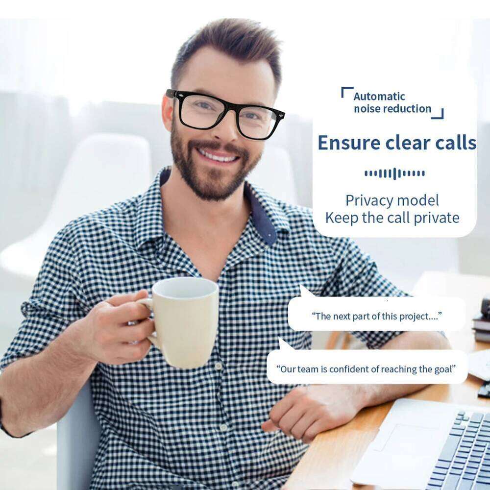 E13-C Smart AI Voice Assistant Camera Remote Shooting Outdoor Sport Glasses With Cam Open Ear Sound Mic Speakers