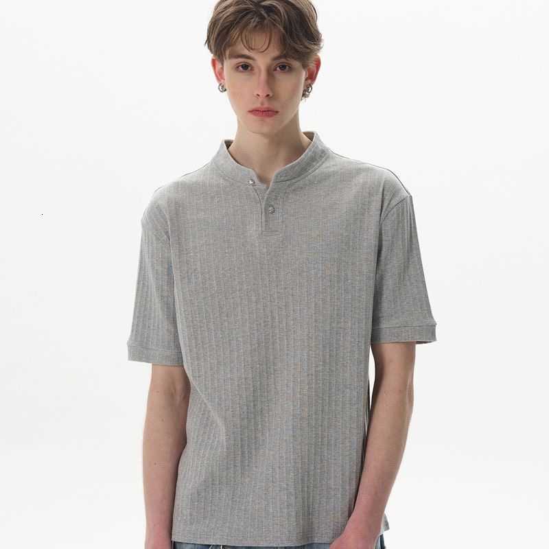 Three-color crystal stone bead-breathable round-neck basic knit short-sleeved T-shirt