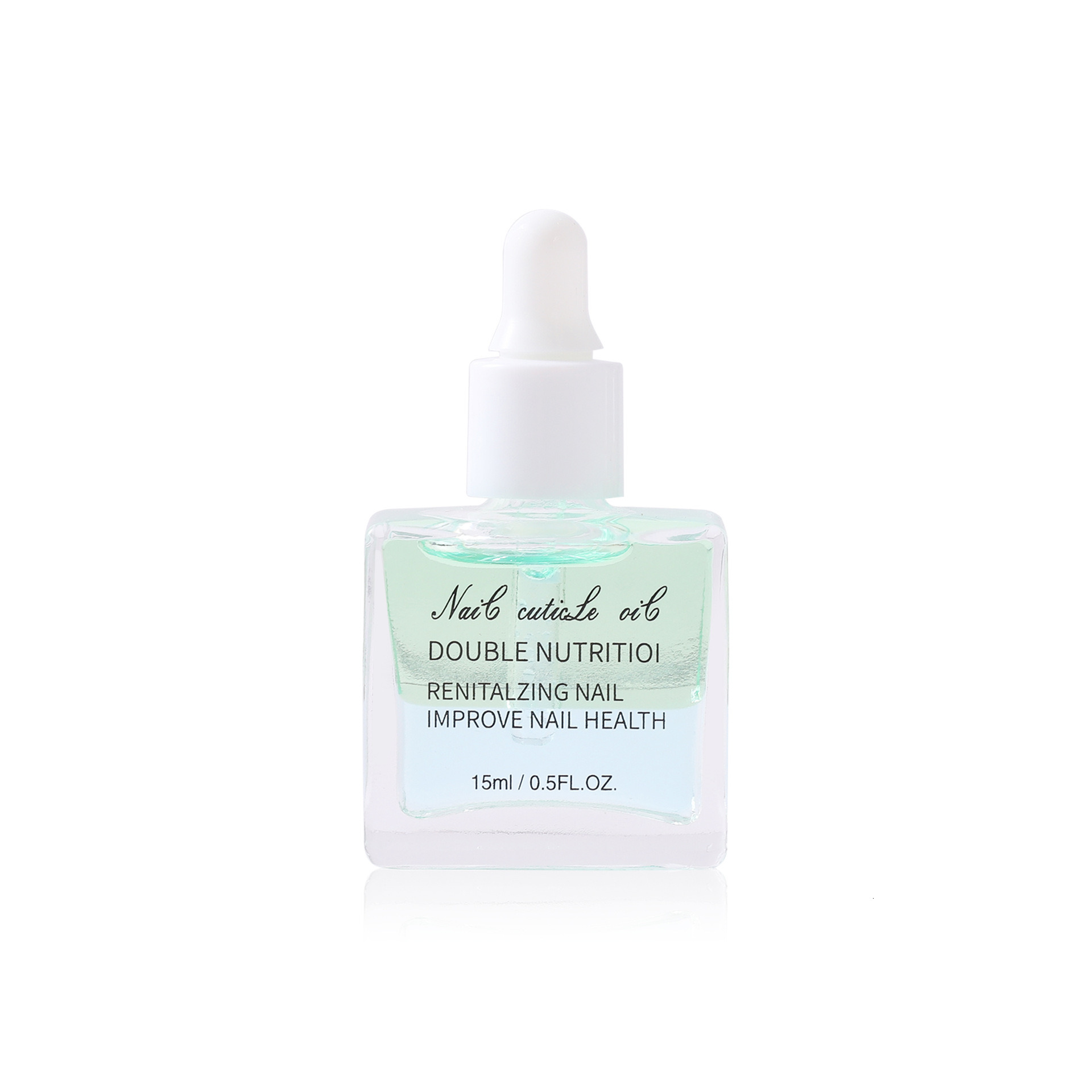 Nail art two-color nail nourishing oil, finger edge oil, anti backstitch and anti breakage floral nail oil, nail care