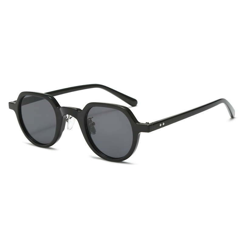 Trendy Round Small Frame Sunglasses Unisex Fashionable Retro Sun Glasses for Small Faces