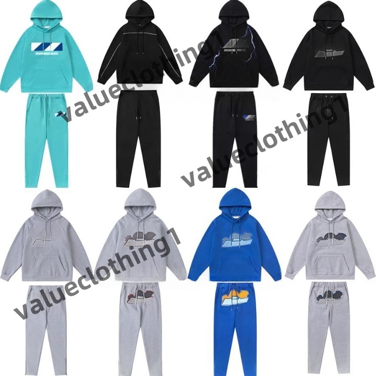 25ss New Man tracksuits embroidery warm women Y2k hoodies letter long sleeve Designer hoody pullover with pants zipper up trousers Size S-XL Hight Quality