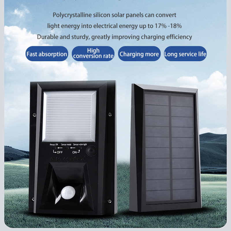 Solar Induction Wall Lamp with Spacecraft Design