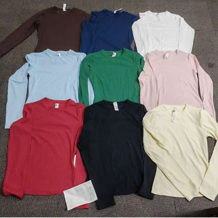 Autumn and Winter New Yoga Wear Long Sleeve Barely There Quick Dry Fitness Running T-Shirt Training Pilates Slim Fit Sports Top 66