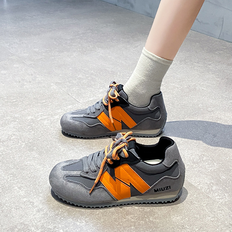 autumn new comfortable women's shoes the best-selling color-blocked sports shoes and women's anti-slip casual shoes