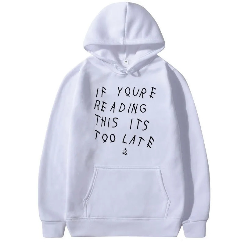 Drake Letter Print Hoodie Sweatshirt Stylish and Casual Multi-purpose Streetwear Long-sleeved Pullover for Men and Women 250825