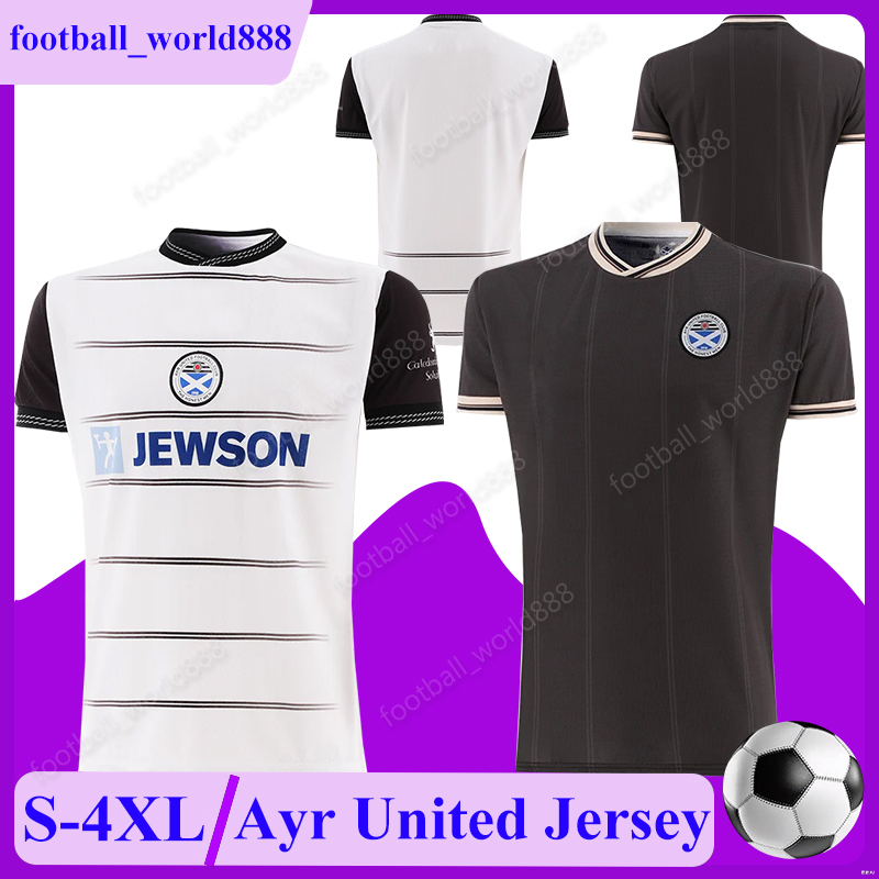 4XL Ayr United FC 25 26 Soccer Jerseys ANTON DOWDS 2025 Football Shirts MCKENZIE football kits MAIN MCLENNAN Men Uniforms Scottish Football League Kit Sets