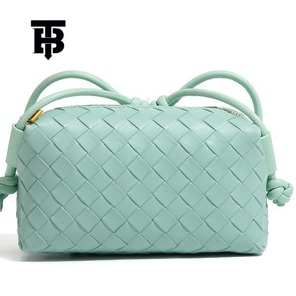 TB BHULAMTE Free Shipping Designer Luxury Woven Volkswagen Single Luxury Bag Shoulder Retro Trend Diagonal Cross Small Handbag Women's Small Squa