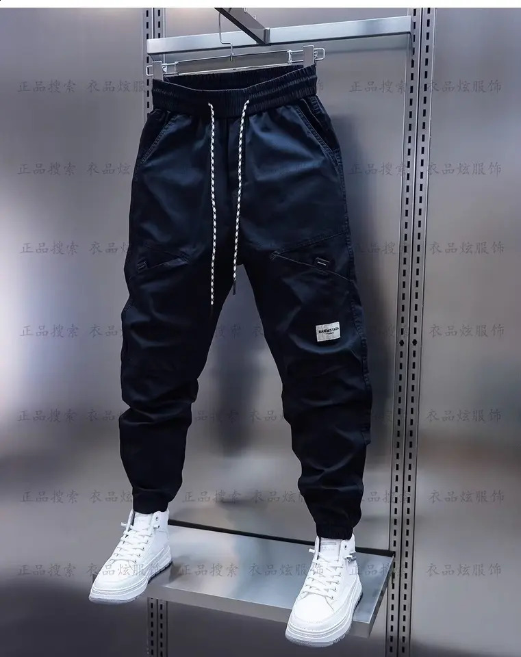 Cargo Harem Pants Outdoor Camping Sports Casual Jogger Sweatpant korean Fashion High Quality Mens Clothing 250815