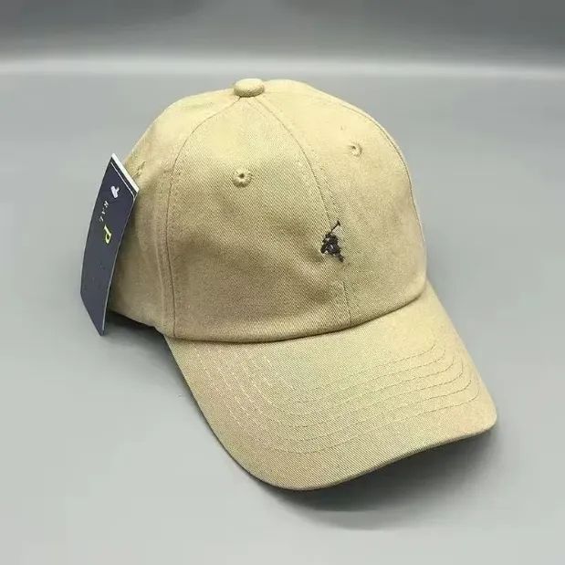 Unisex Luxury Design Cotton Baseball Hat with Elegant Polo Embroidery - Comfortable & Durable