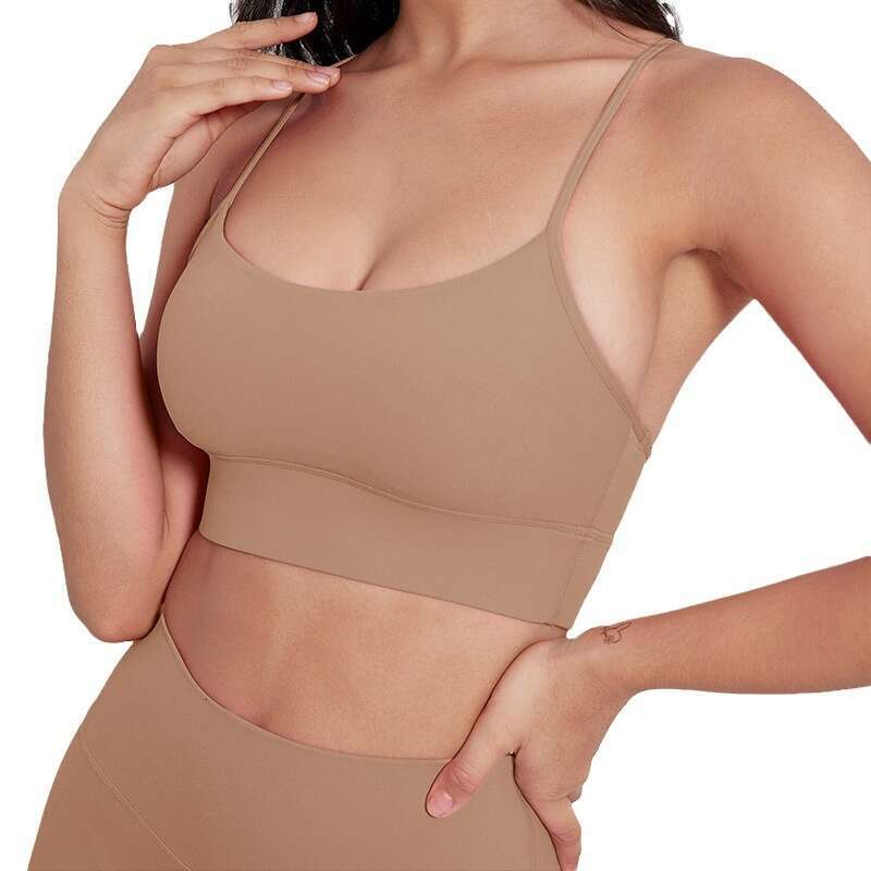 Push-Up Bare Sensation Plus Size Yoga New Fashion Y-Back Sports Bra ab