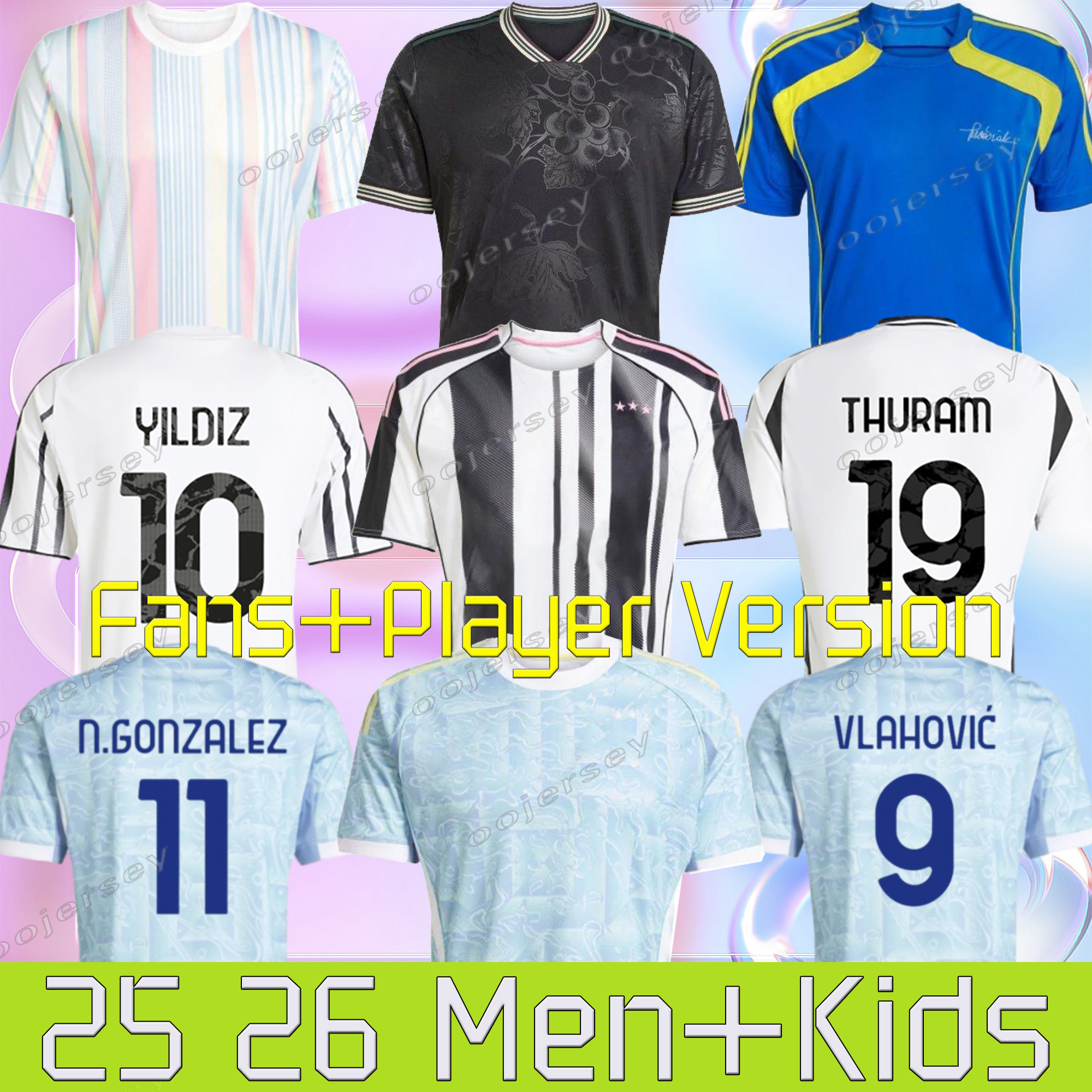xxxl 4xl Juve 25 26 Soccer Jerseys Fans Player Home Away DI MARIAKEAN VLAHOVIC MILIK DANILO LOCATELLI POGBA BREMER RABIOT 2025 2026 YILDIZ soccer jerseys J DAVID PERIN