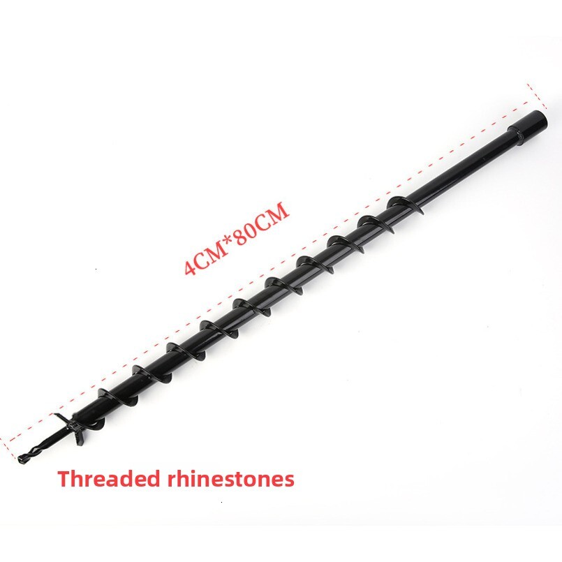 Direct Hole Planting hine Accessories Handheld Spiral Bit Rod Water Drill