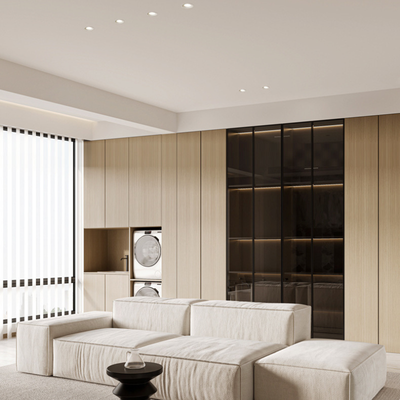 Arc-shaped eye-protecting spotlights, small hill embedded living room downlights, no main light, anti-glare wall-washing lights, full spectrum 40