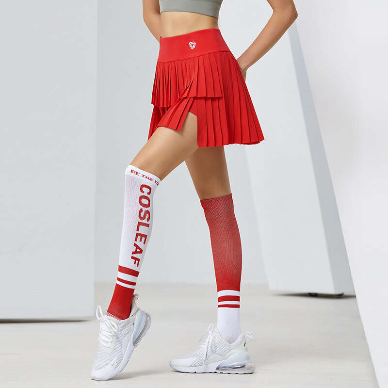 Sports Fake Two-Piece Running Skirt Women Summer Quick-Dry Hip-Covering Yoga Anti-Exposure Breathable Tennis Skort e3