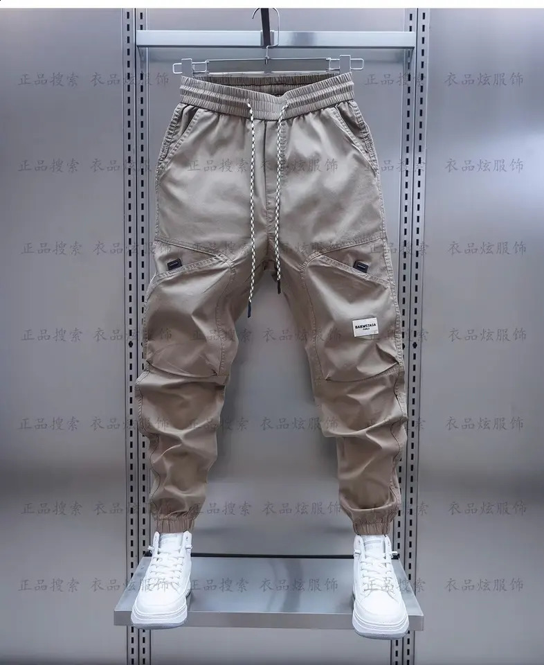 Cargo Harem Pants Outdoor Camping Sports Casual Jogger Sweatpant korean Fashion High Quality Mens Clothing 250815