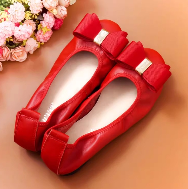 Casual Shoes Flats Women Sli-on Woman Genuine Leather Loafers Female Moccasins Slip On Ballet Women's Plus Size 41 42 43