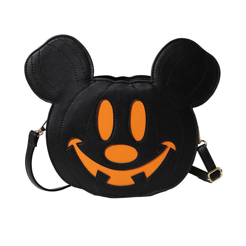 Bags Single Shoulder Niche Halloween Quirky Pumpkin Personality Crossbody Creative Patchwork Cartoon Bag