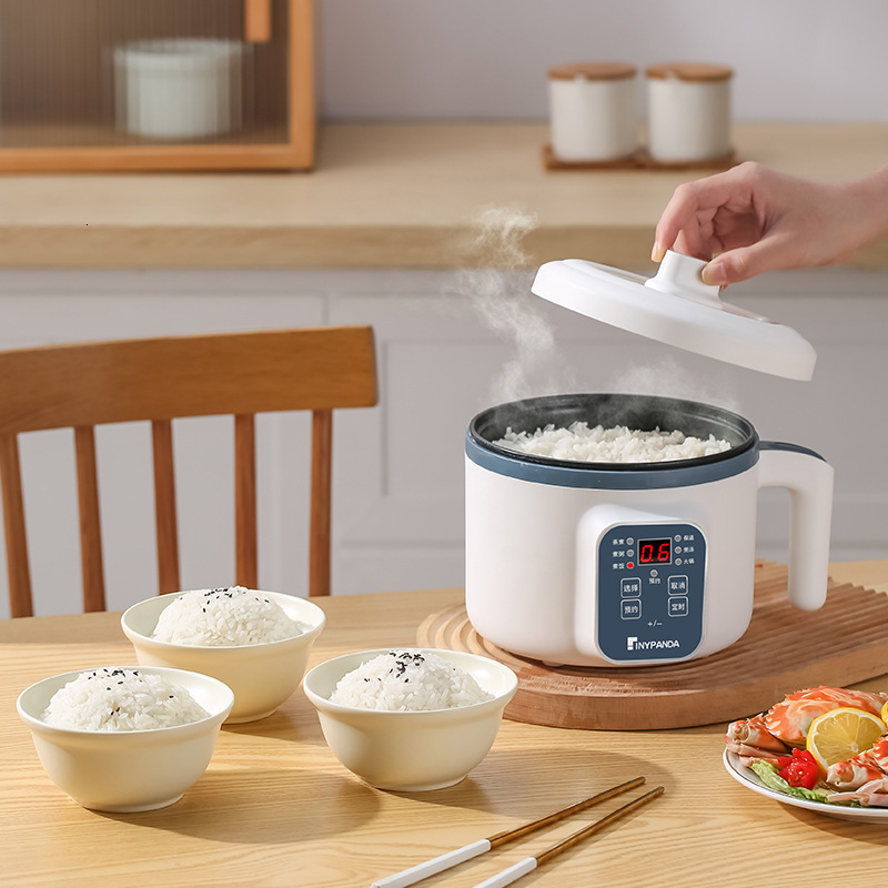 Other Cookware Mini Rice Cooker Household Pot Multifunctional with Steamer SingleDouble Layer NonStick Electric EU Plug 230901