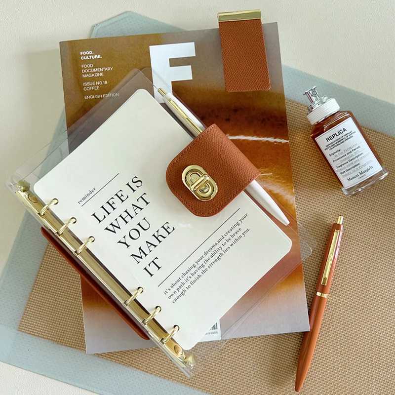 5 High Quality Looseleaf Business Office Notebook Support Customized Binder Journal Diary Planner Notepad School Stationery X250825