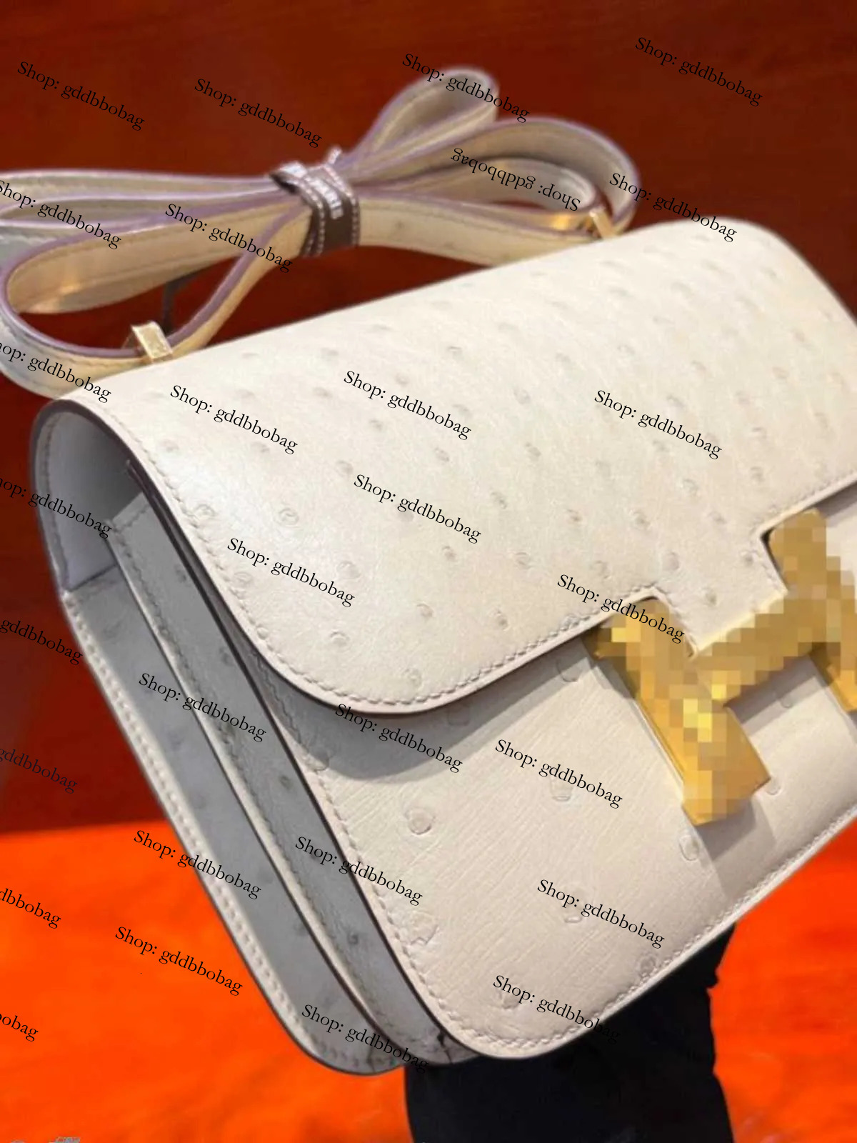 Designer Bag Tote Bags H Luxury Handbag Handmade Full Hand Sewn Wax Thread Constance Flight Attendant Original Leather Ostrich 19/24 Shoulder Women Fashion