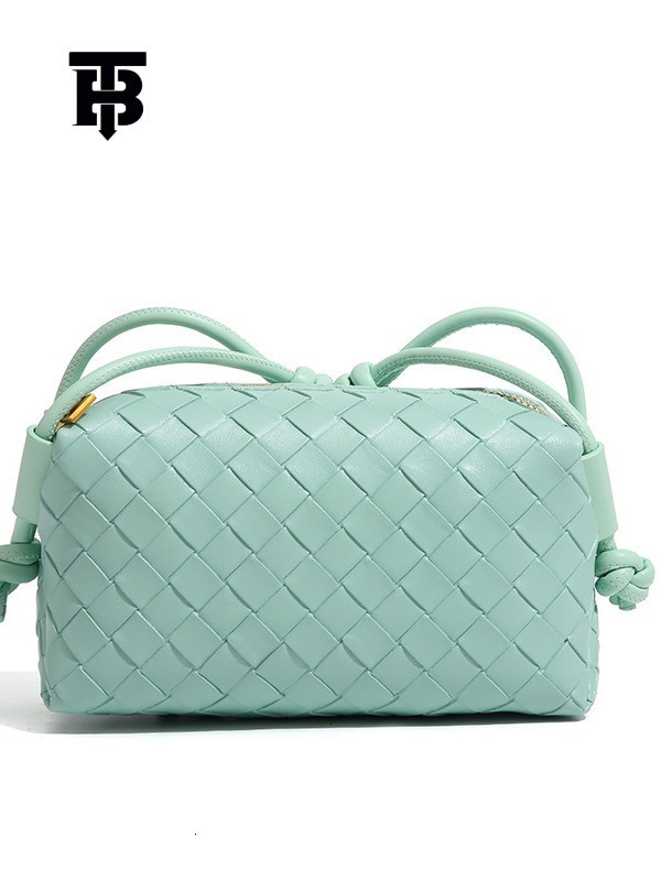 TB BHULAMTE Free Shipping Designer Luxury Woven Volkswagen Single Luxury Bag Shoulder Retro Trend Diagonal Cross Small Handbag Women's Small Squa