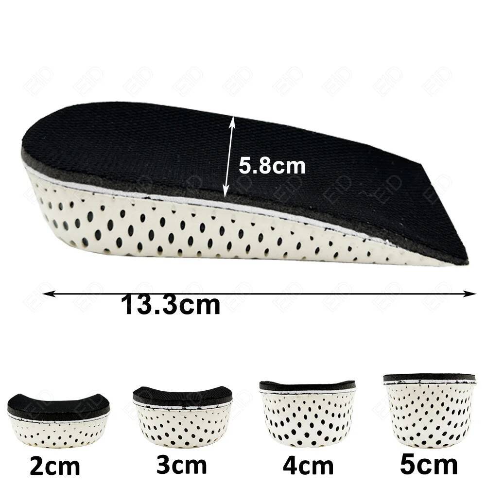 2-5CM Height Increase for Men Women Shoes Flat Feet Arch Support Orthopedic Insoles Sneaker Heel Lift Half Shoe Pad ddmysaturn