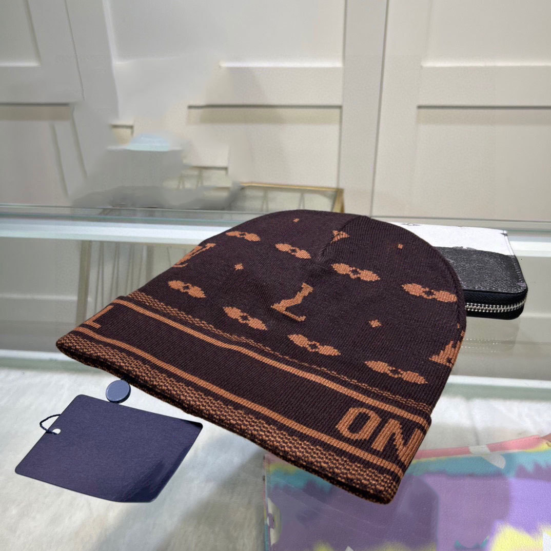 Designer Wool Beanie for Men Women Knitted Hats Beanies Winter Thermal Skull Hat Brand Bonnet Top Skull Cap Fashion Warm Caps High Quality
