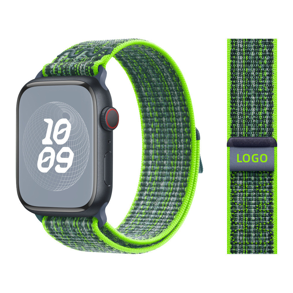 Luxury Designer Nylon Fashion Strap Apple Strap 38mm 40mm 41mm 42mm 44mm 45mm iWatc Series Nylon Loop Strap Nylon woven classic style
