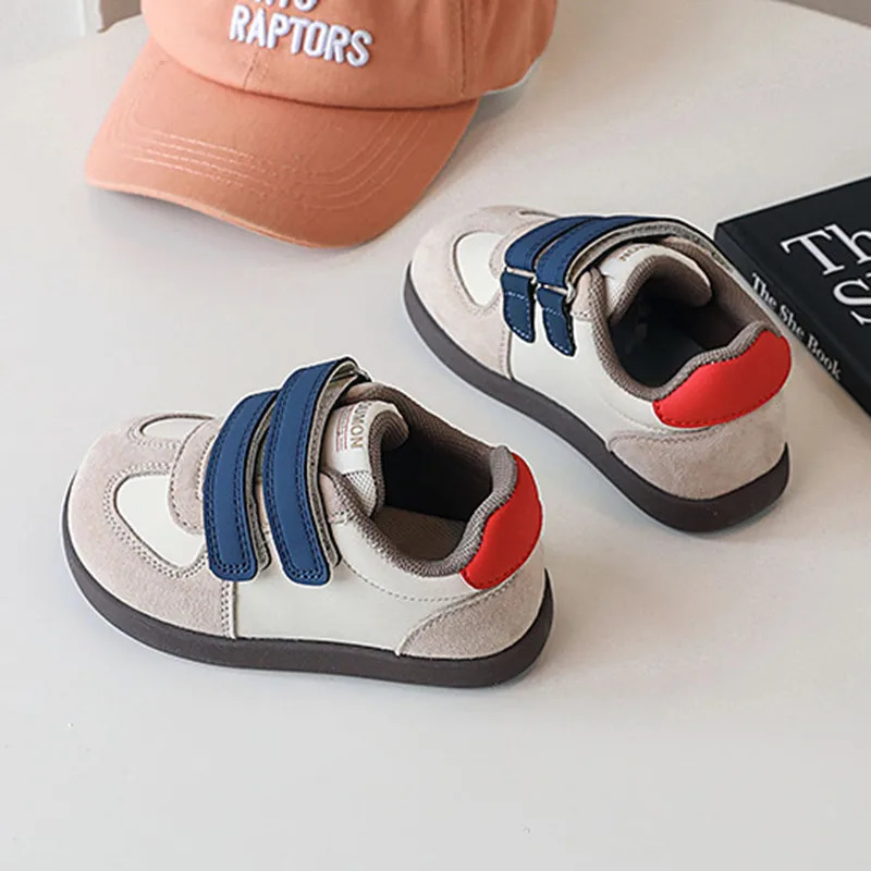 2025 Autumn Children Leather Breathable Kids Casual Shoes Nonslip Fashion Toddler Girls Boys Sneakers EU C260130