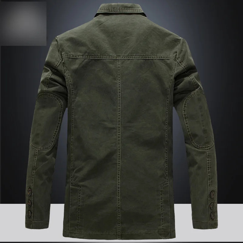 Men Blazer Middleaged Loose Fashion Business British Style Casual Suit Three Button Cotton Clothes Single West Coat 251023