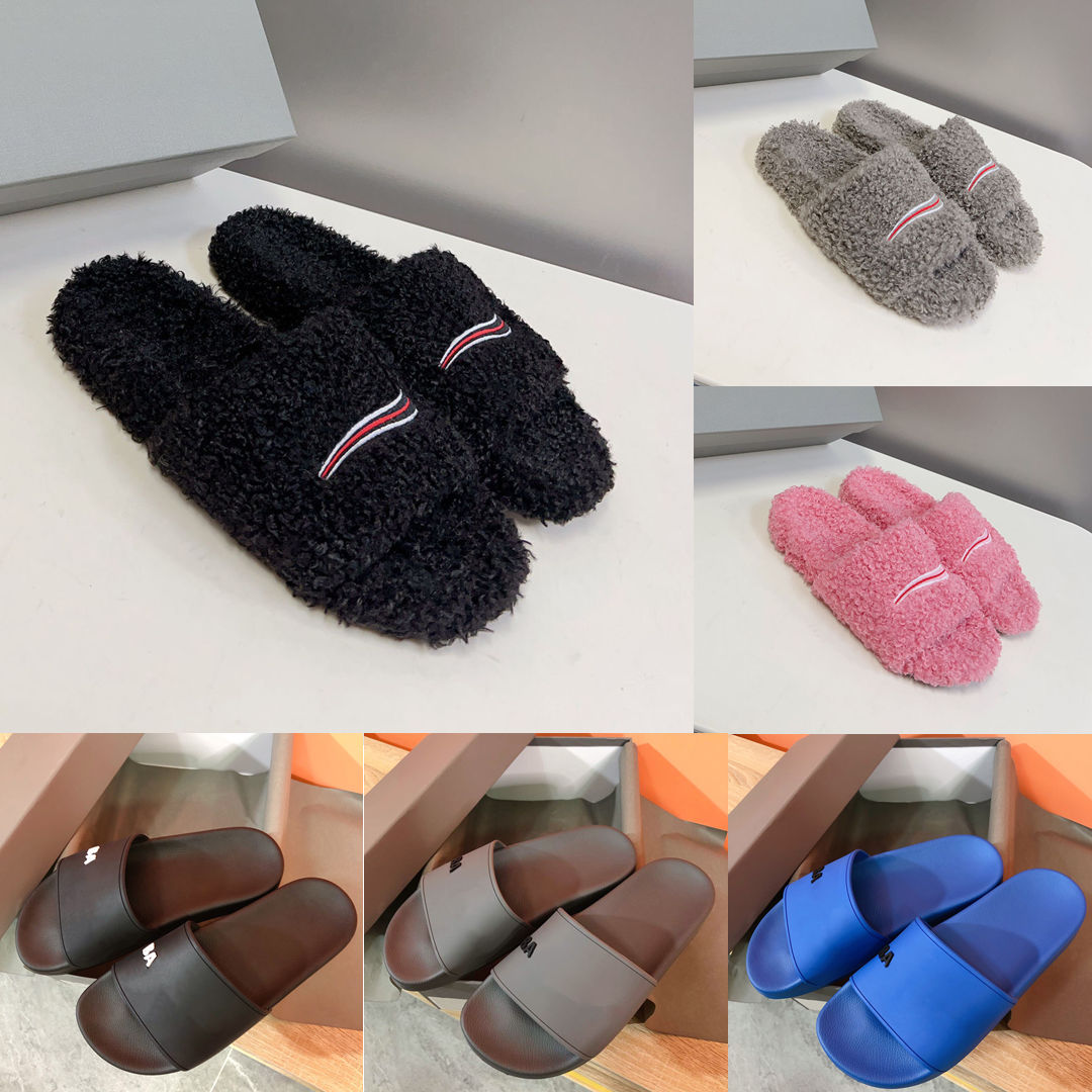 Free Shipping Autumn Winter New Letter Print Cotton Slippers Womens Indoor Outdoor Comfortable Versatile Warm Slipper Multiple Color Options Available