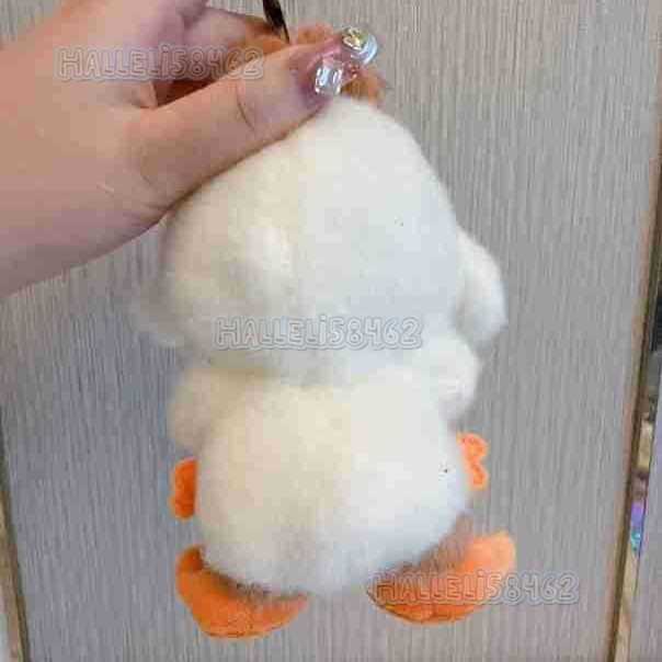 Labubu New Duck Plush Toy 17cm Forest Fairy Tale Doll Keychain Festival Gift Pendant H250825