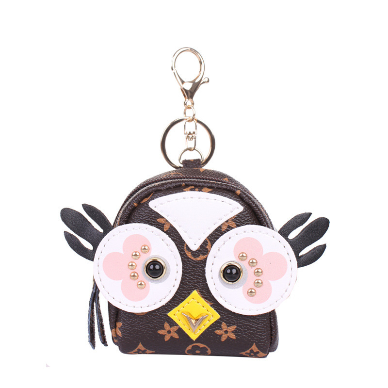 designer jewelry Hot-Selling Owl Internet Celebrity Live Streaming Benefit Small Coin Purse Pendant Keychain Light Luxury High-End Small Bag
