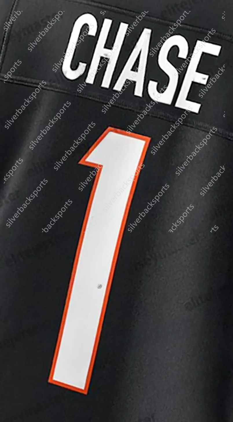 9 Joe Burrow 1 Ja'Marr Chase 5 Tee Higgins 30 Chase Brown Andrei losivas Sam Hubbard Personalized Football Jerseys Custom Any Number Name