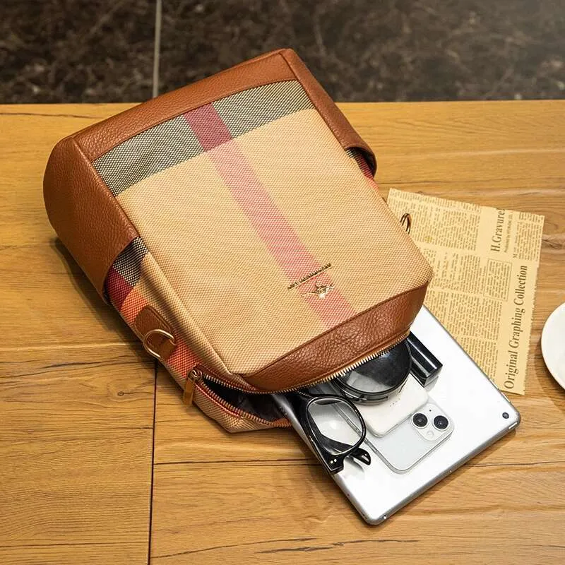 Designer Women Backpacks 2025 Advanced Classic Fashion Backpack: Outdoor Travel Notebook Portable Trendy High Quality hot Women's Crossbody Coupl