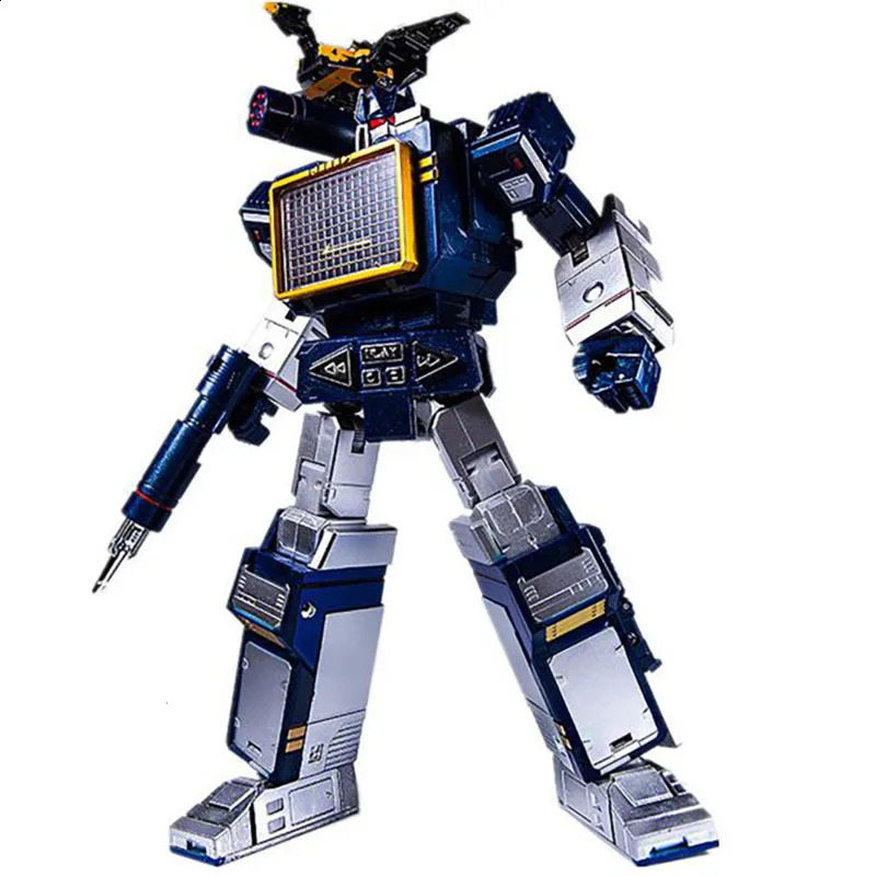 THF THF01J Soundwave 25cm KO MP13 Masterpiece Transformation Action Figure Toy Soundblaster Movie Model Deformation Car Robot 250826