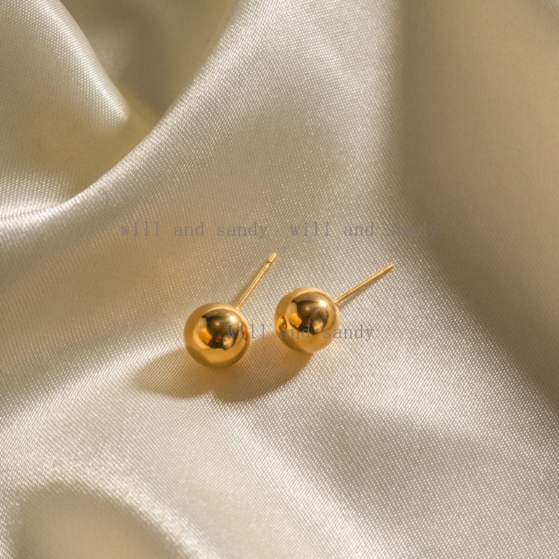Non Tarnish 18k Gold Link Chain Dangle Earrings Charm Wedding Designer Jewelry Cubic Zironia CZ Water Drop Bead Stud Earrings for Woman Gift Fine Luxu