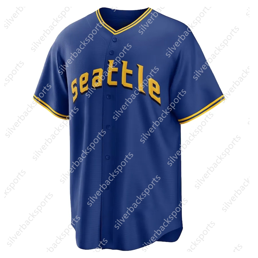 Stitched Customized 44 Julio Rodriguez Baseball Jerseys Seattle Randy Arozarena 29 Cal Raleigh Crawford Custom Name And Number Stitched Men Women Yout