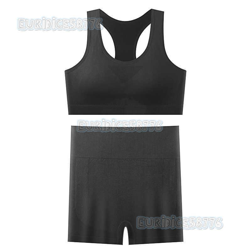 Sports Vest Outerwear Top Fitness Running Yoga Shockproof Comfortable Polyester Yoga Outfit Set H250825