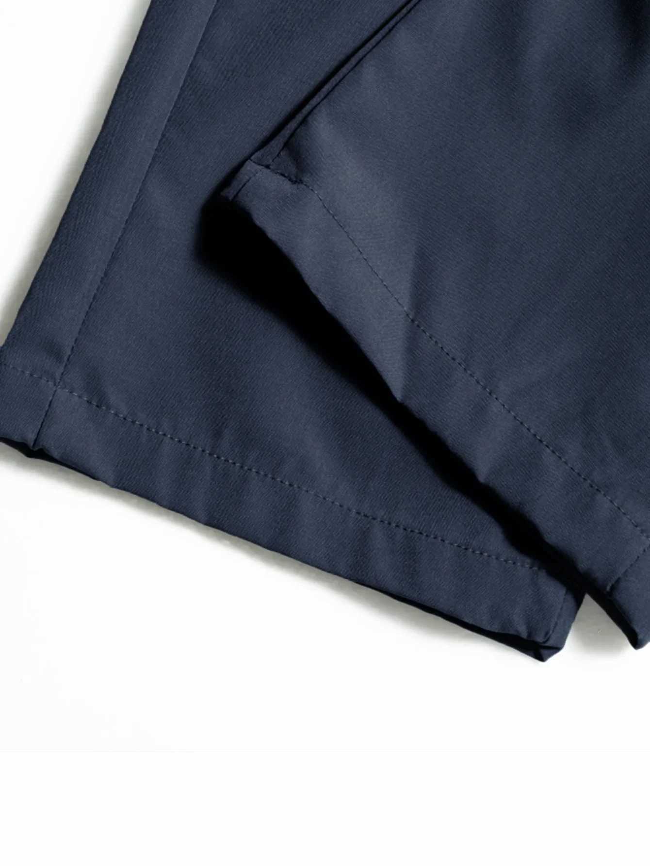 Mens Outdoor Work Pants Durable Polyester Multiple Pockets Elastic Waistband with Loops Lightweight and Breathable W250826